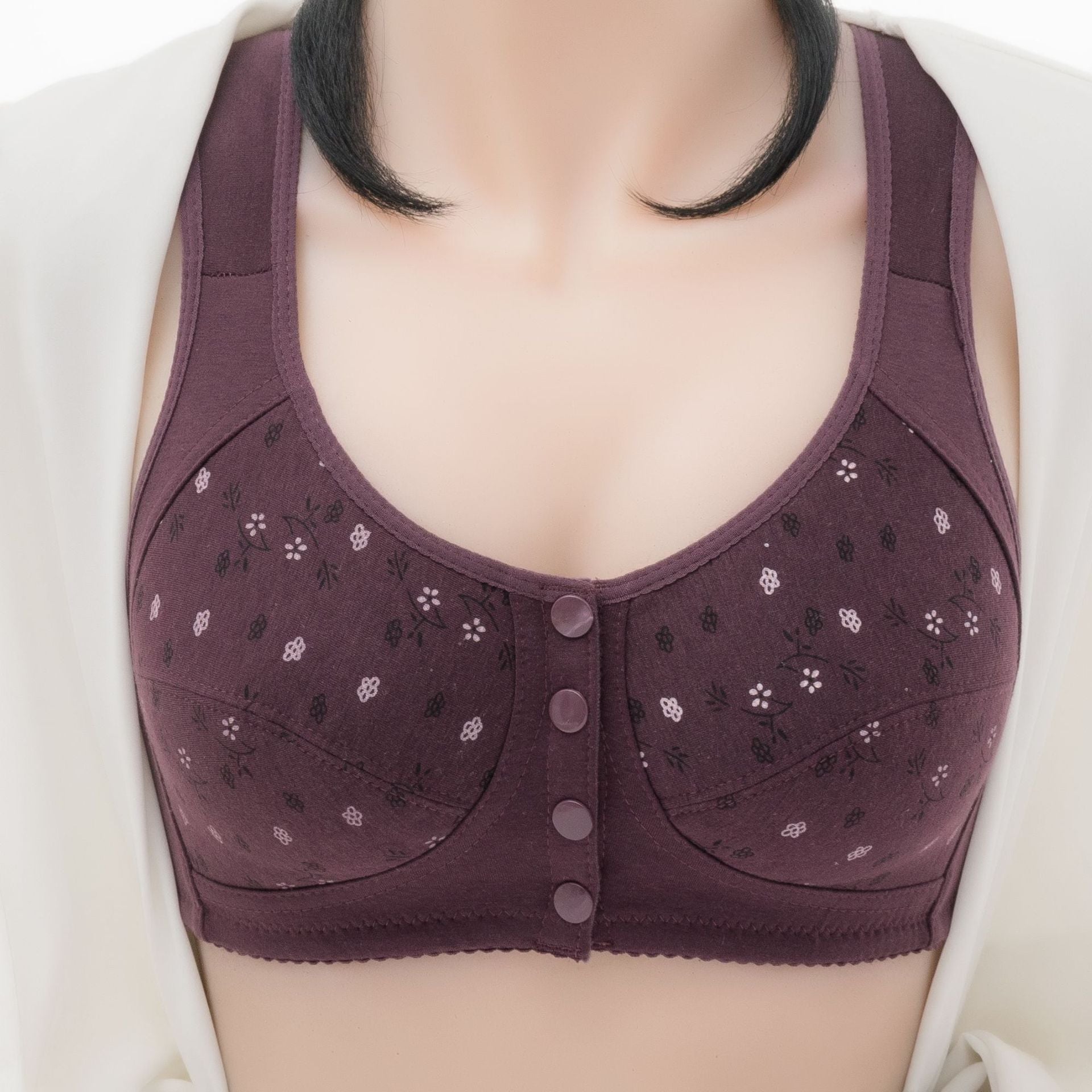 Cotton Front Closure Bra, Size: 30 To 40, Plain at Rs 42/piece in Ghaziabad