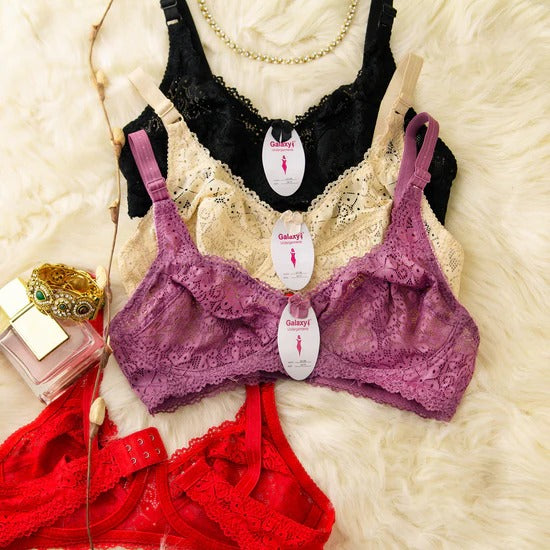 Galaxy+ Lace Elegance Non-Wired Comfort Bra