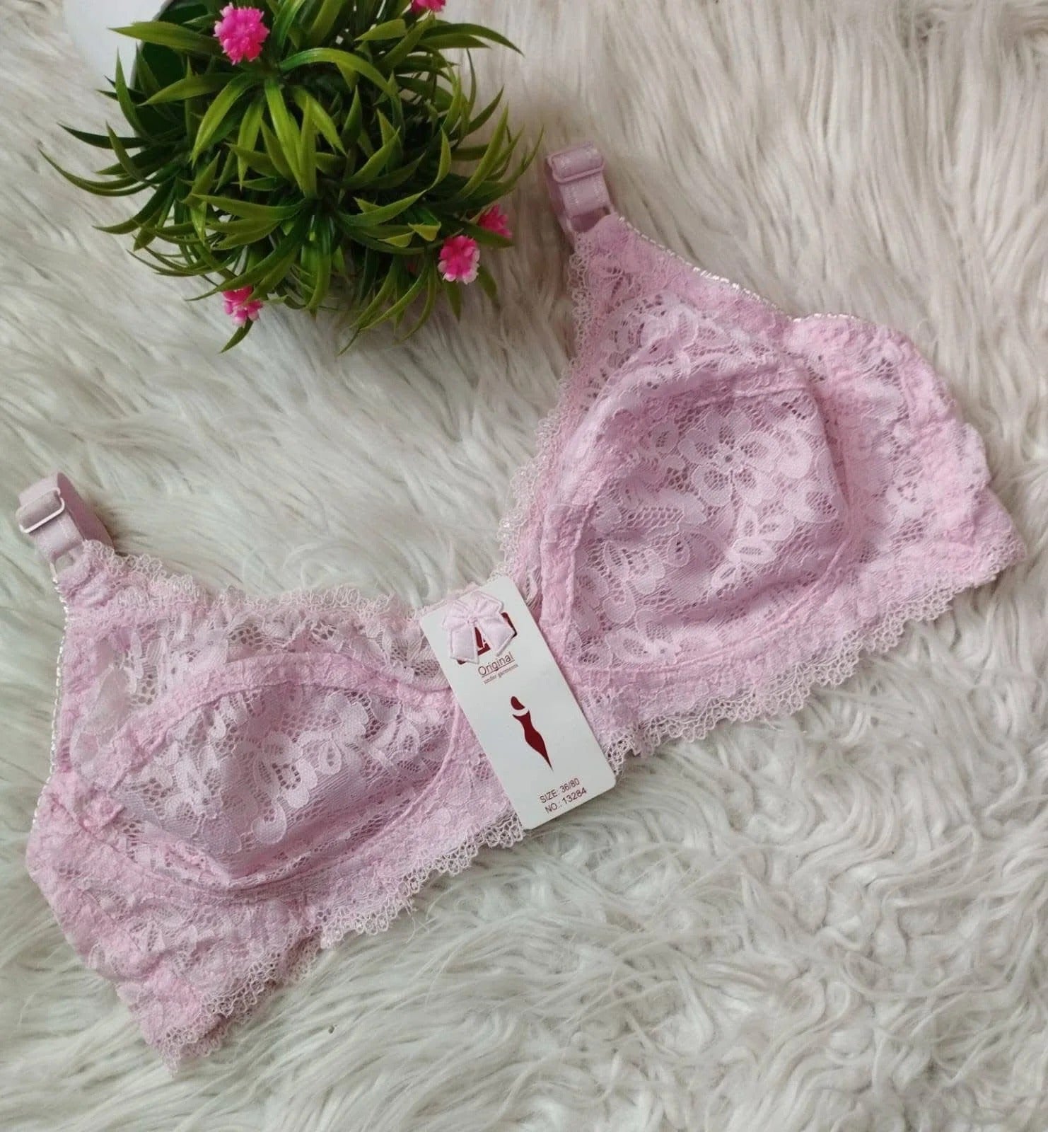 Original Lace Blossom Non-Wired Non-Padded Comfort Bra