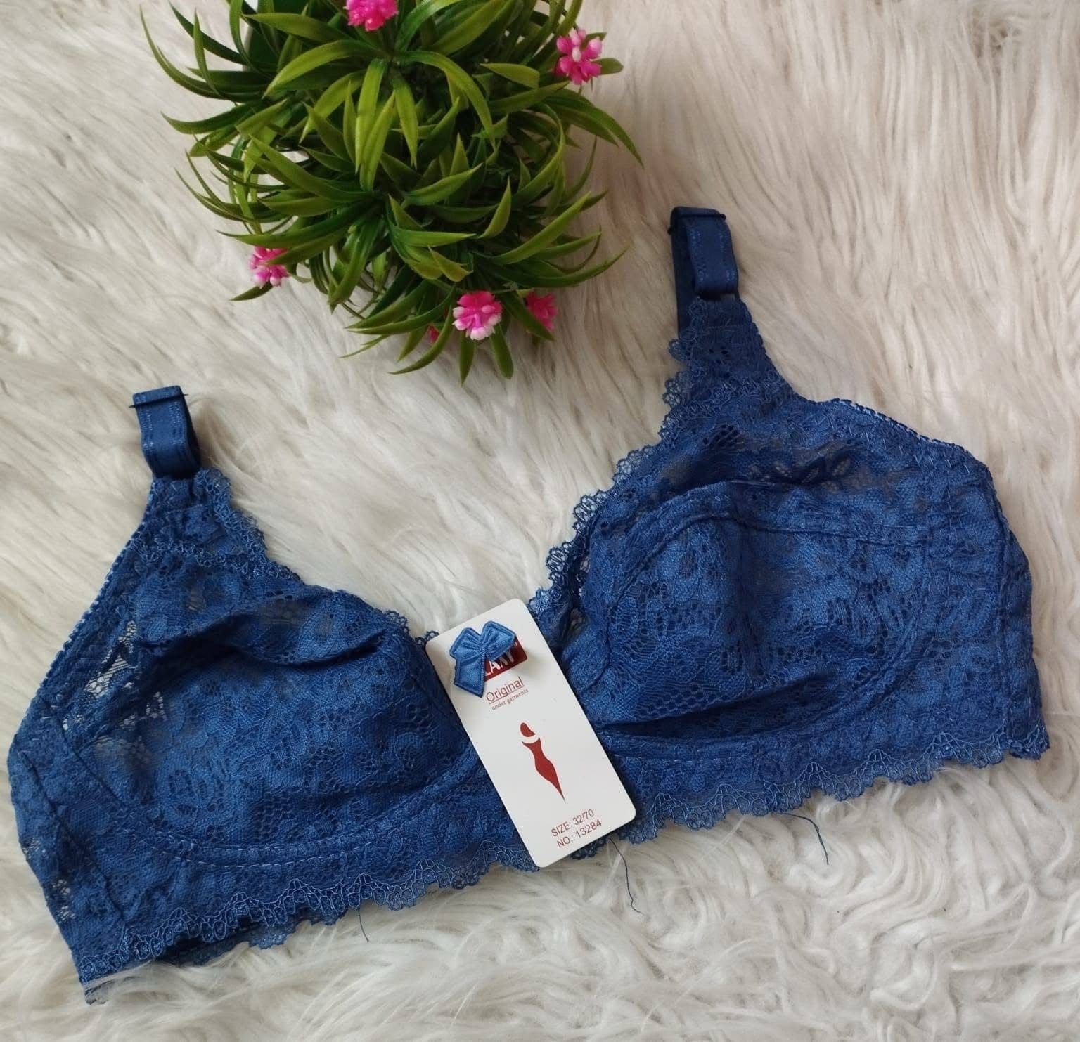 Original Lace Blossom Non-Wired Non-Padded Comfort Bra
