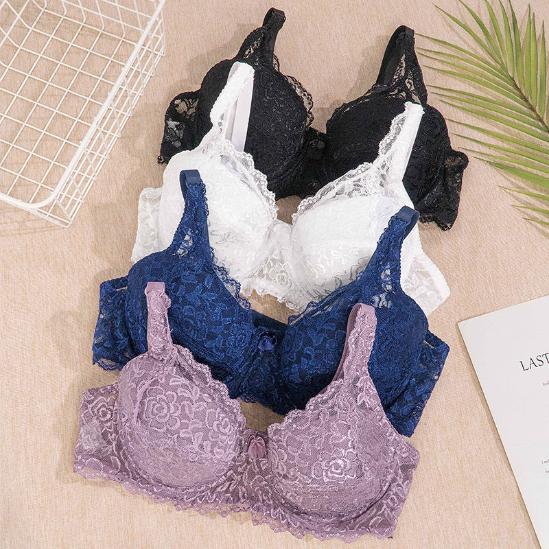 Comfortable Padded Hlaf Cup  Lace Bra