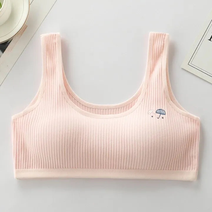 (Pack of 6) Umbrella 🏖️ Teen's Bras Minimal, and modern — perfect for a brand or band.❤️