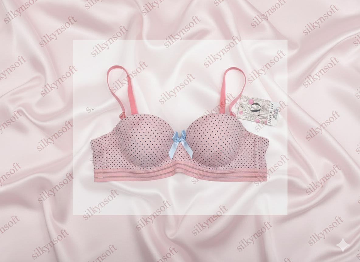 SilkySoft Dot Delight Classic Dot Push-Up Bra-9062