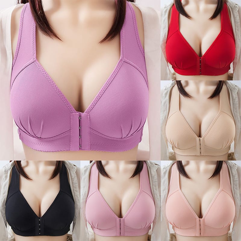 Silkynosft Signature  Premium Quality lightly paded wide strap Front huks open bra❤️