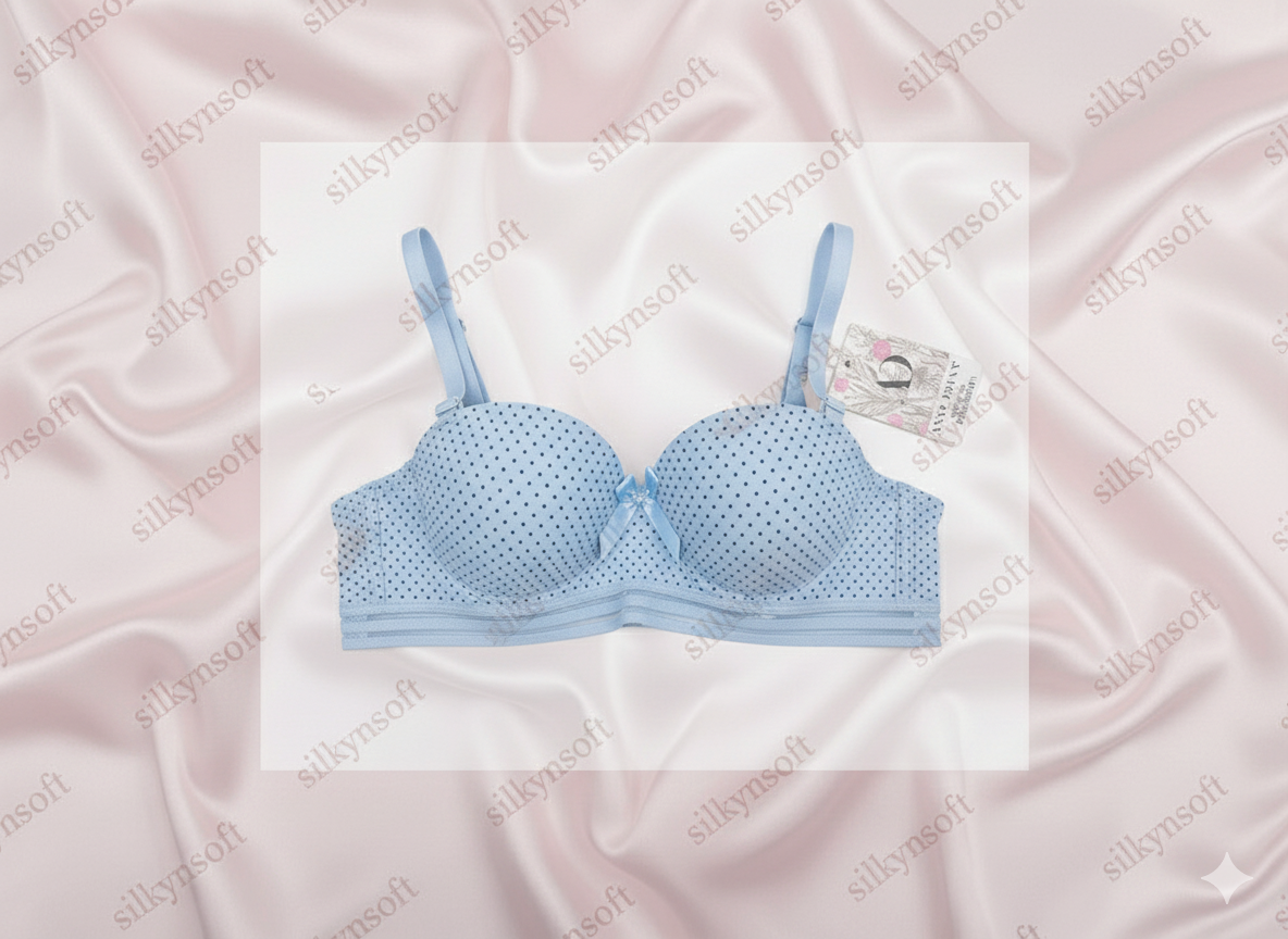 SilkySoft Dot Delight Classic Dot Push-Up Bra-9062