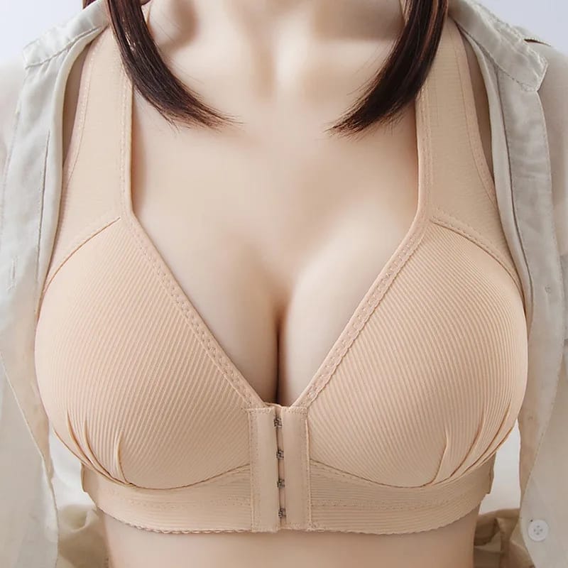 Silkynosft Signature  Premium Quality lightly paded wide strap Front huks open bra❤️