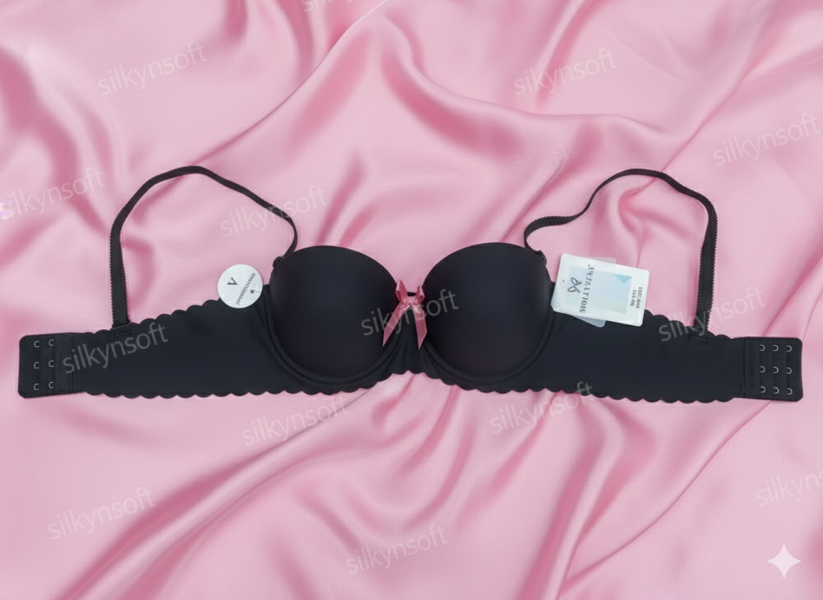 Elara Luxe Smooth Seamless Half-Cup Bra-3133