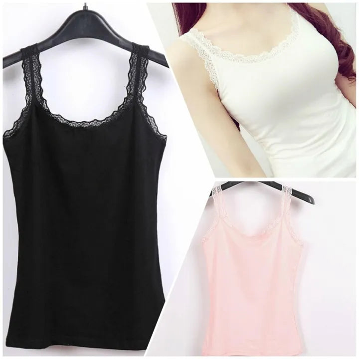 *Pack of 4*luxury high quality Cotton stretchable girls Camisole❤️