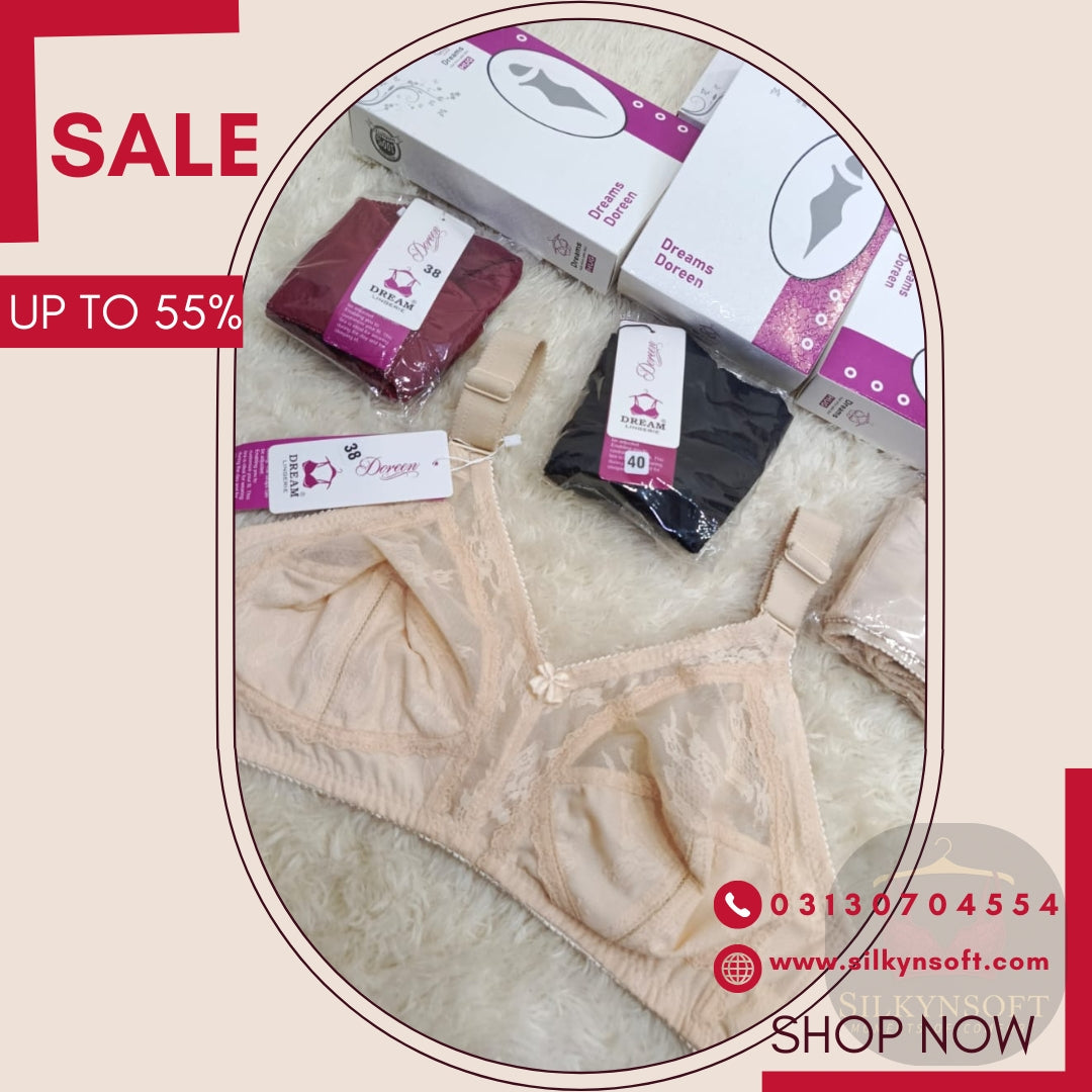 Doreen Dream Lingerie Bra (Non-Wired Full Coverage Comfort Bra)