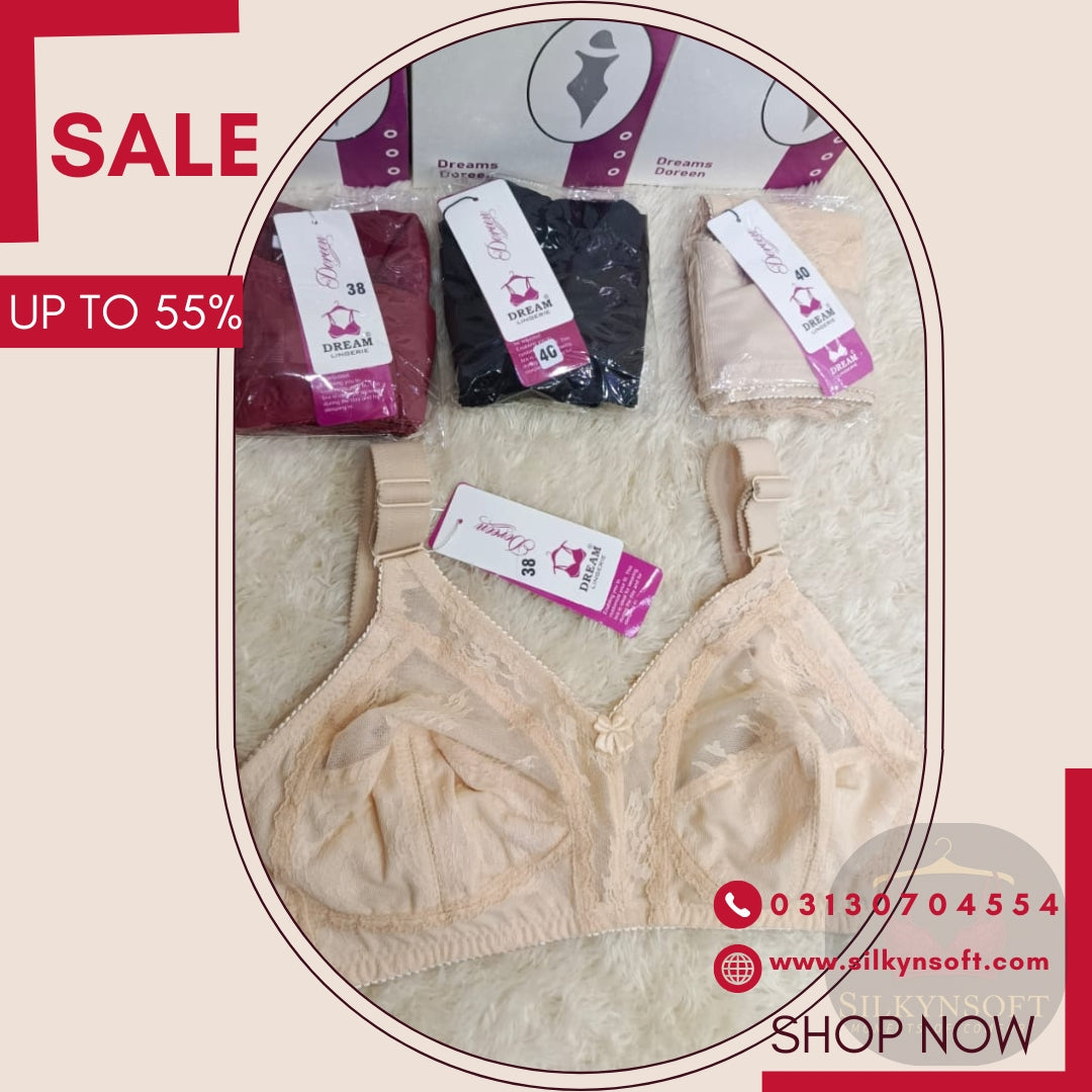 Doreen Dream Lingerie Bra (Non-Wired Full Coverage Comfort Bra)