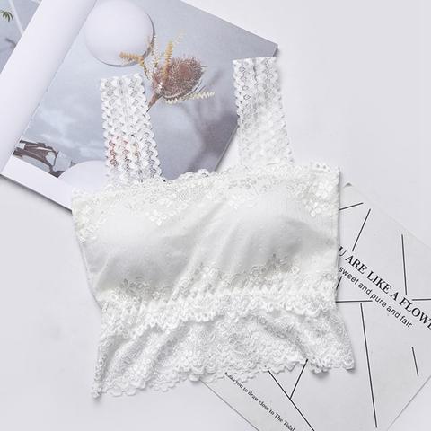 Pack Of 3 Embroidered Lace Tube Top
