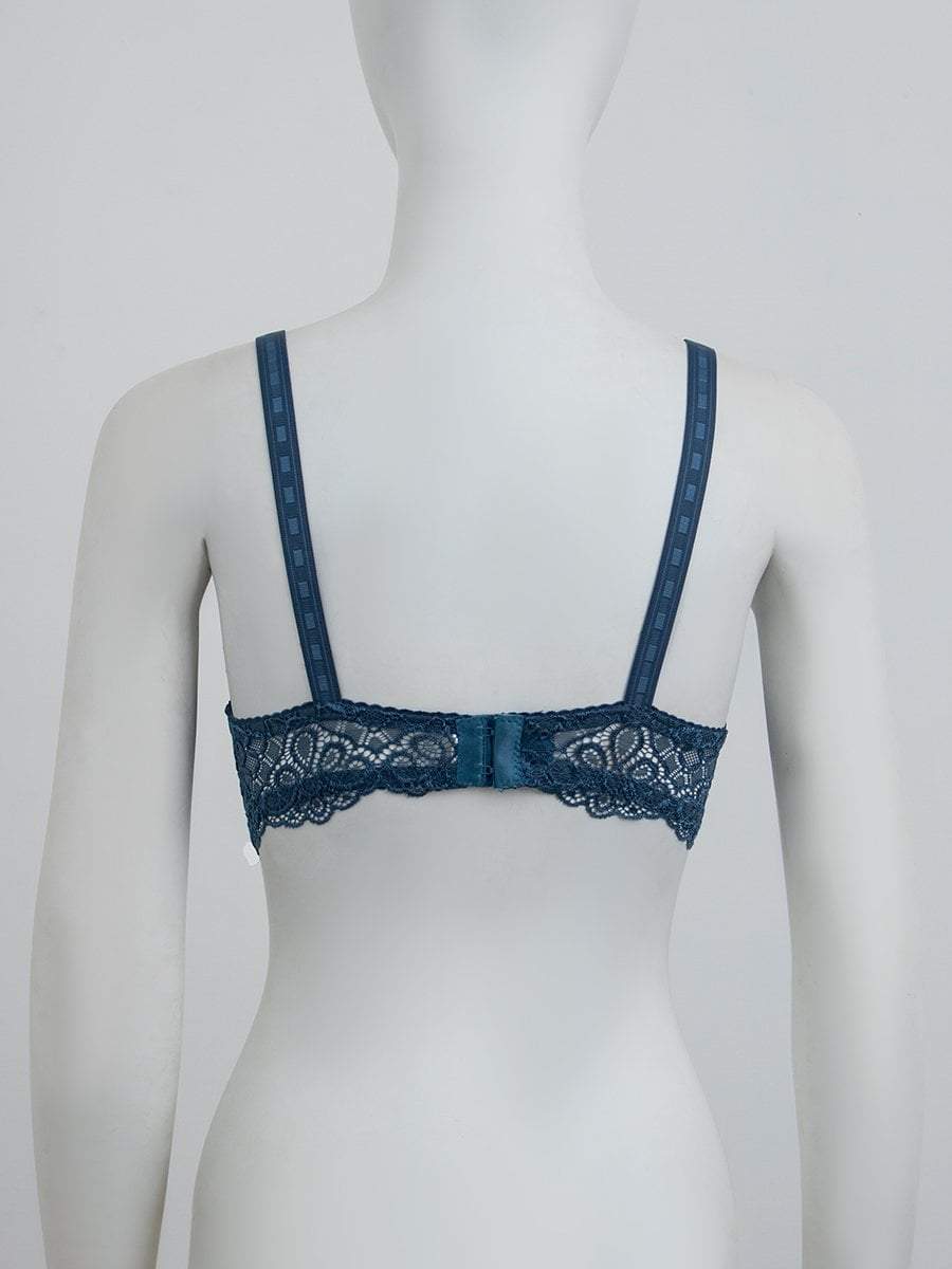 Lace Design Non-Padded Non-Wired Bra