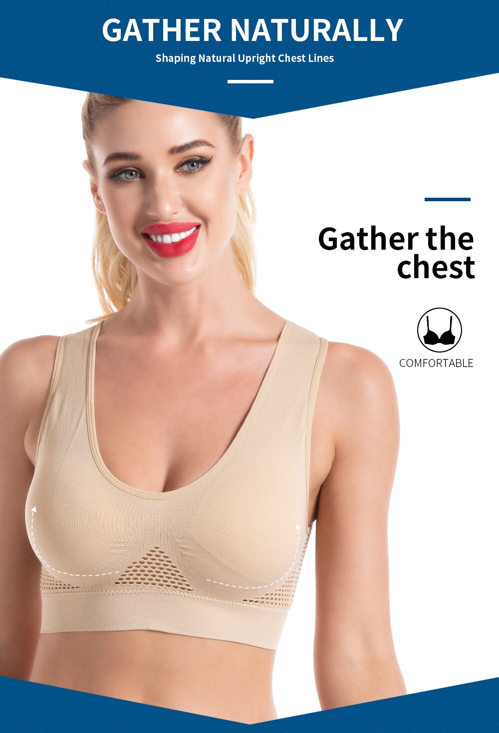 Aire Bra Seamless Breathable Versatile Nonpadded  - Ultra Comfort Pack of 3