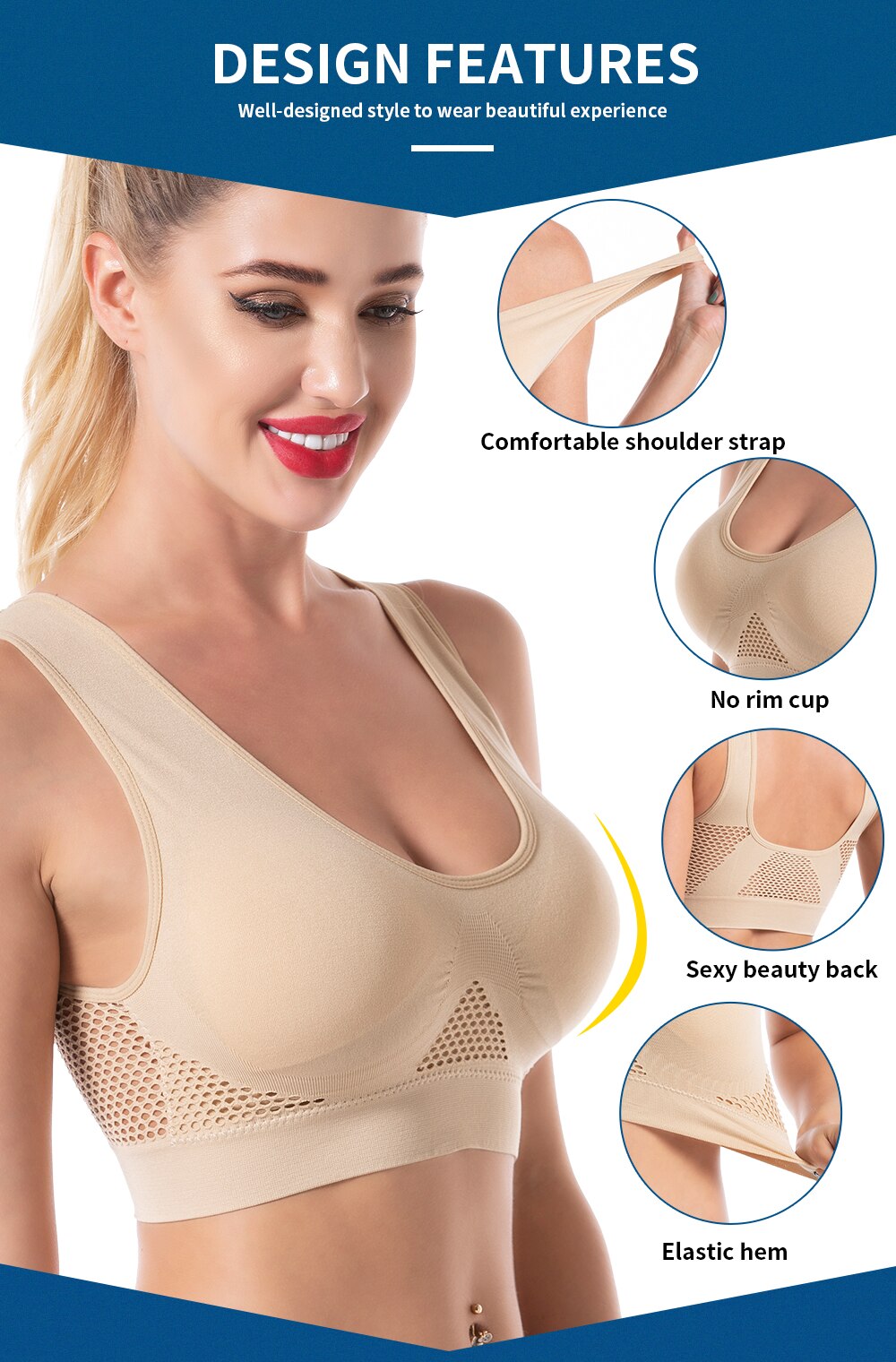 Ultra Comfort Air Bra - Mounteen  Air bra, Tight dresses, Bra styles