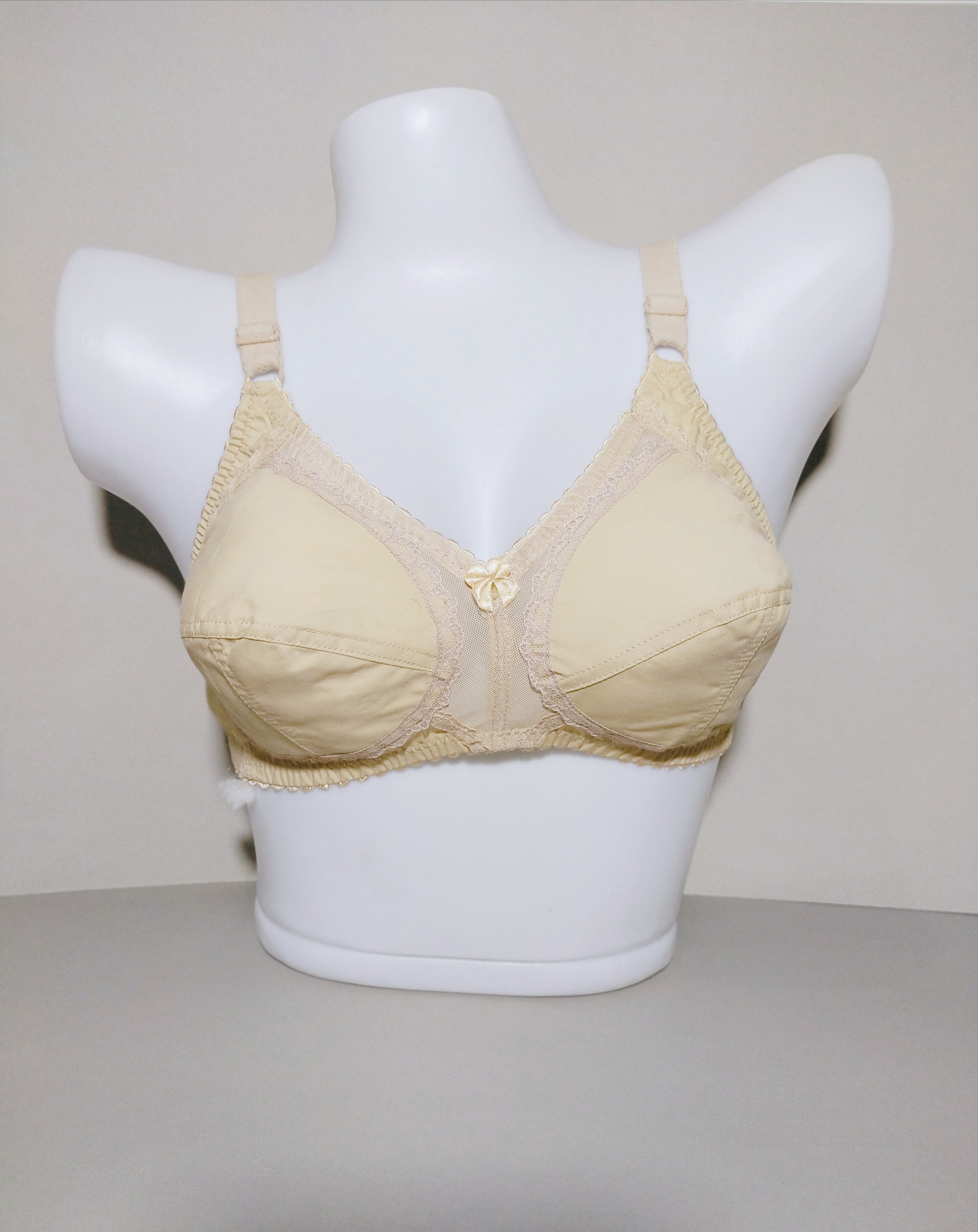 Buy Cotton Blend Seamed Non Padded Women's Full Coverage Bra C & D Cup  Non-Padded Super PC Fabric Daily Use Bras, Breathable Bras, Everyday Bras