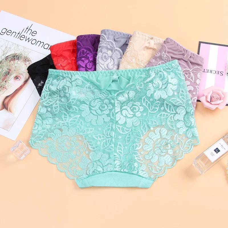 PACKS OF 3 SATIN PANTIES WITH LACE