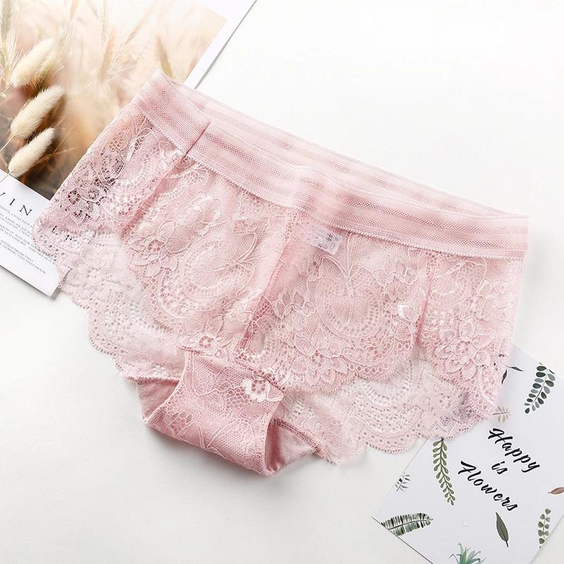 PACKS OF 3 COTTON PANTIES WITH LACE